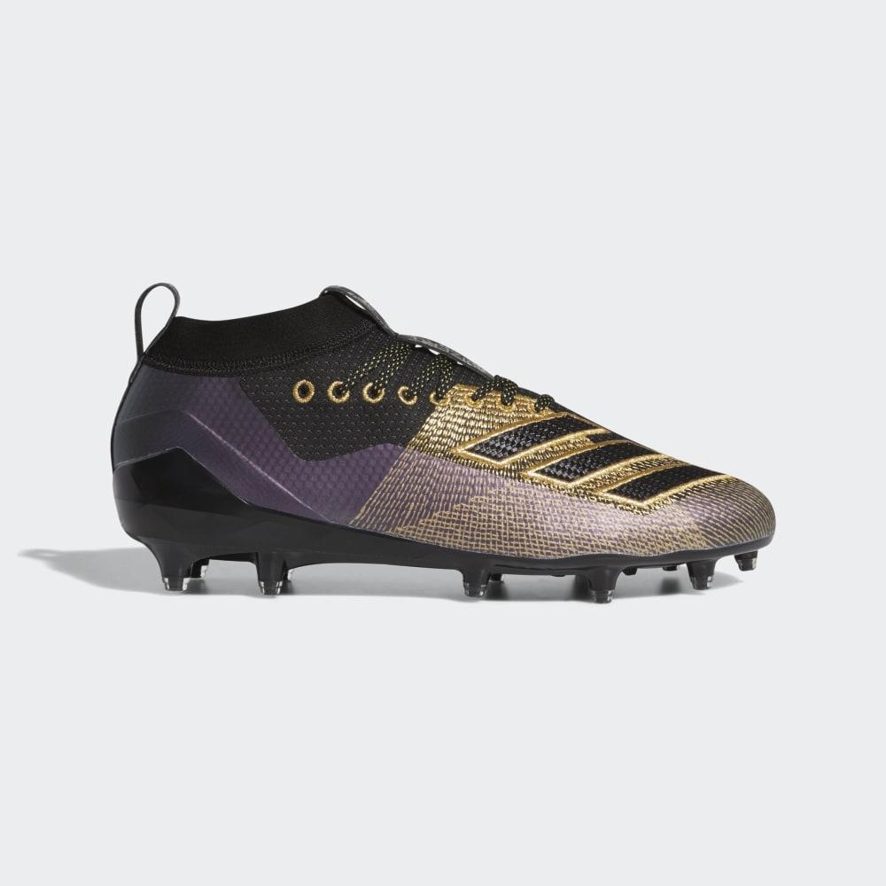 Ghete Fotbal Adidas adizero 8.0 Barbati Romania - Negrii/Aurii Metal/Gri D97650